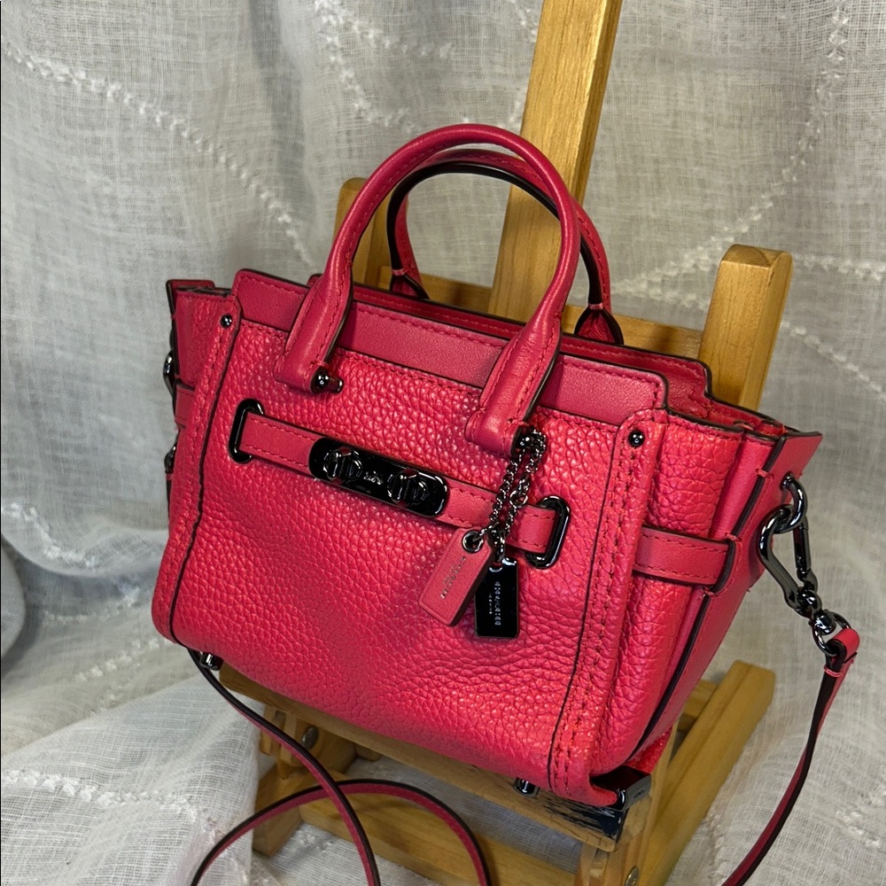 Coach Swagger 15 mini leather rare bag - Picture 16 of 16